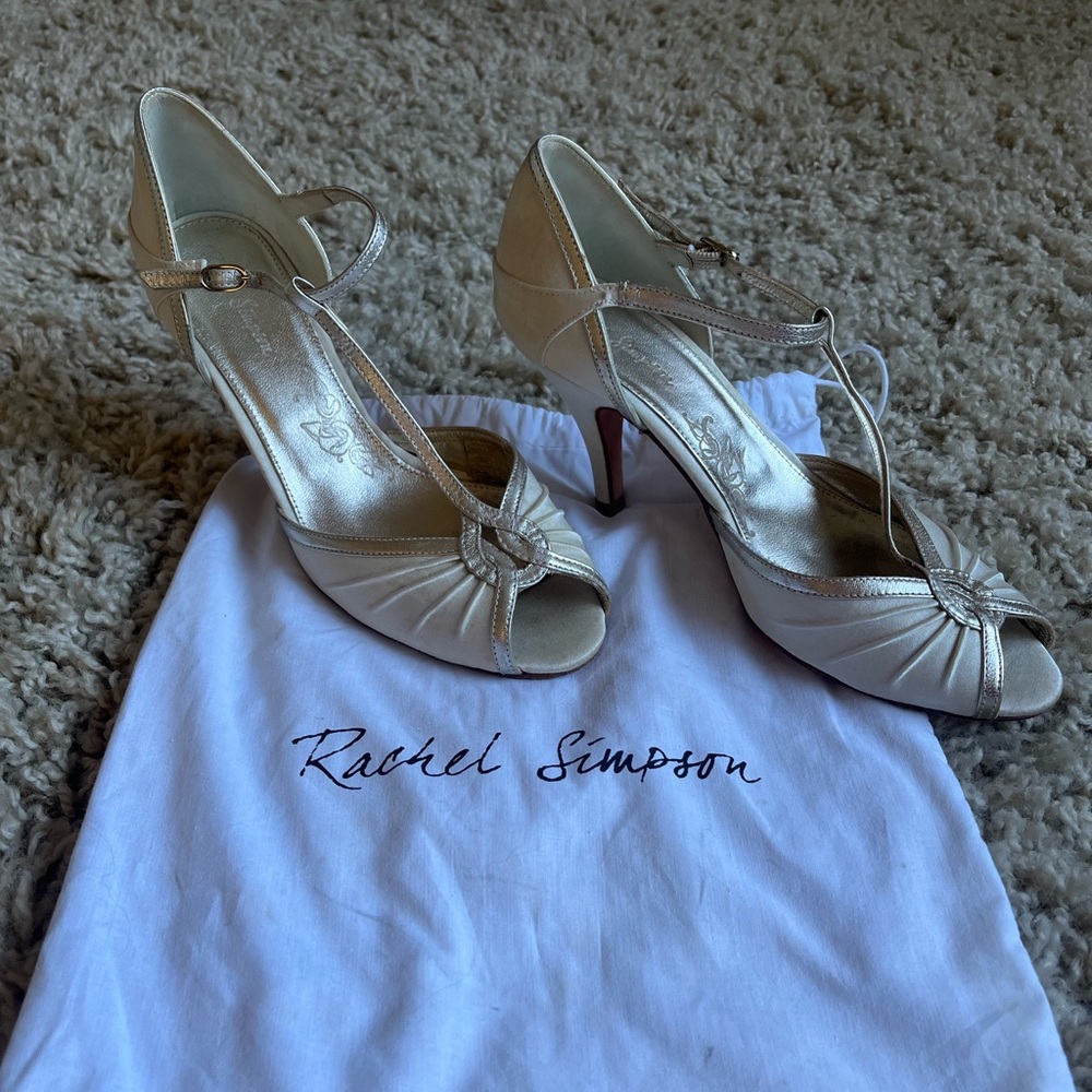 Rachel Simpson Wedding Shoes - size 37